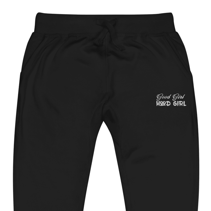 Good Girl Hood Girl fleece sweatpants