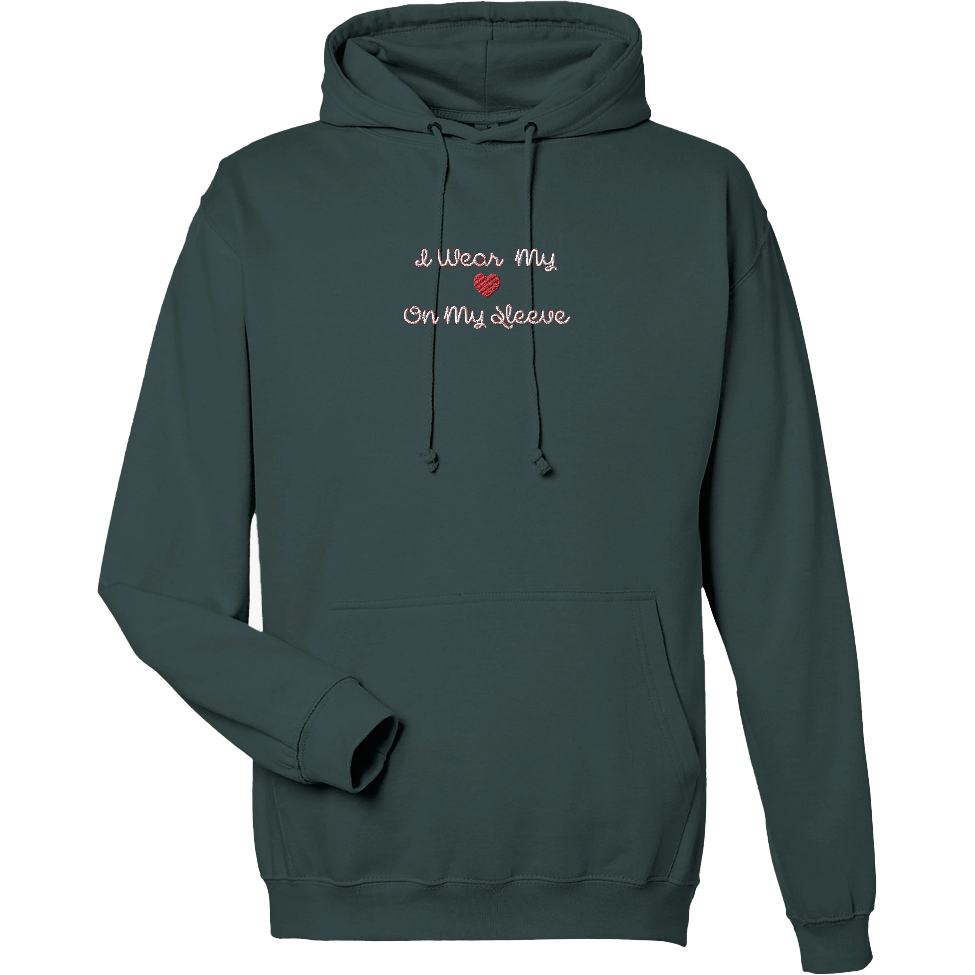 I Wear My Heart On My Sleeve Premium Unisex Pullover Hoodie