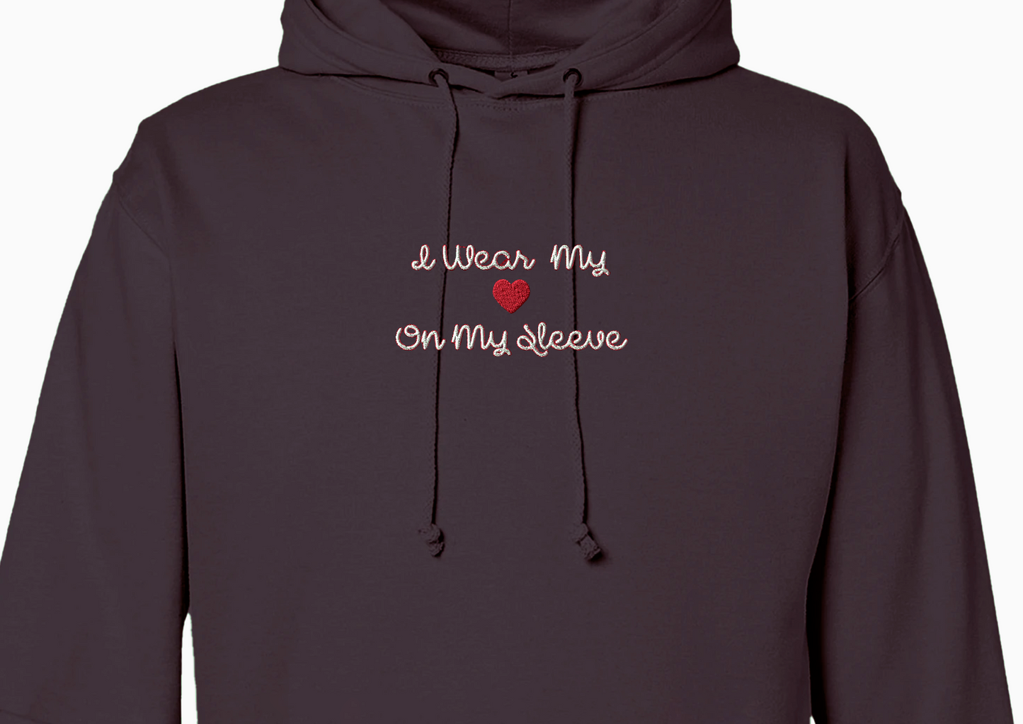 I Wear My Heart On My Sleeve Premium Unisex Pullover Hoodie