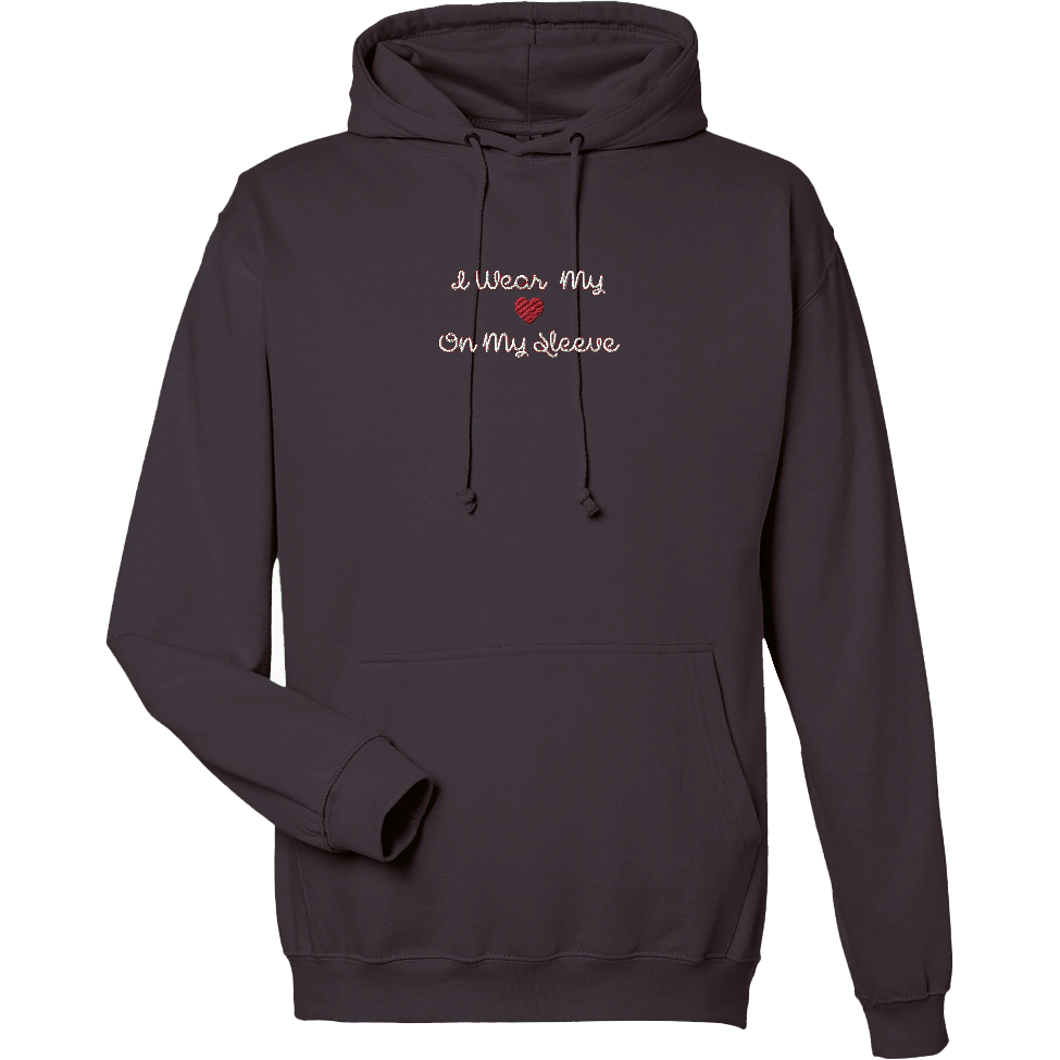 I Wear My Heart On My Sleeve Premium Unisex Pullover Hoodie